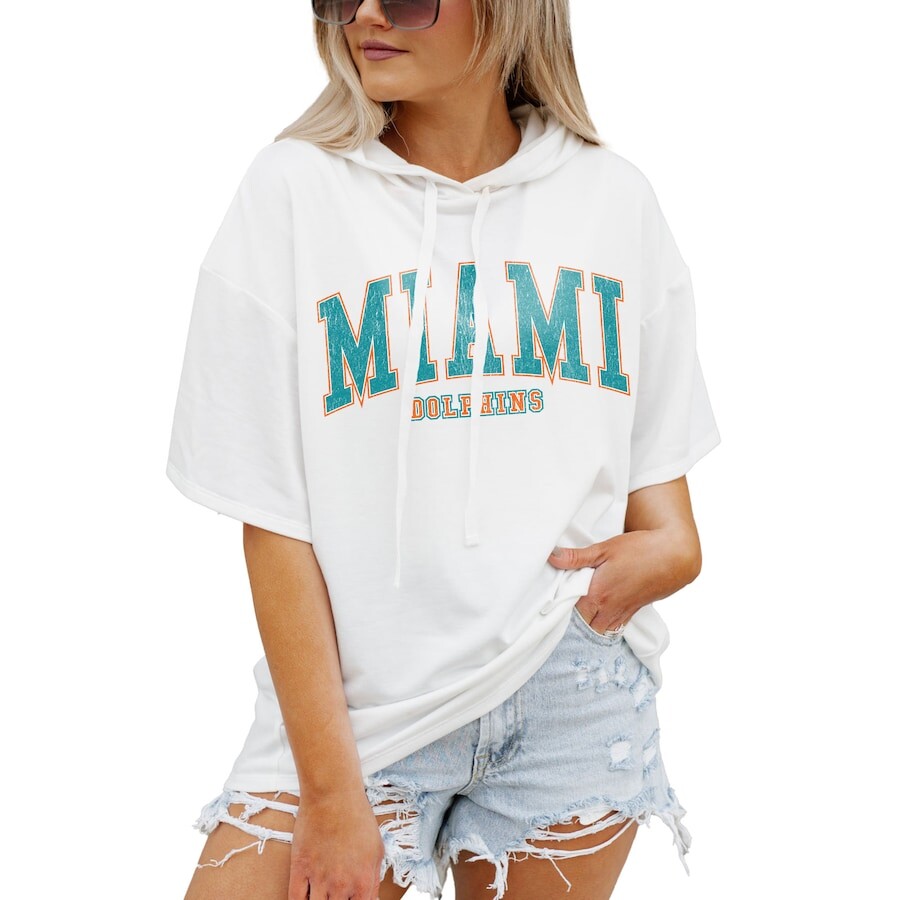

Пуловер с капюшоном Gameday Couture Miami Dolphins, белый