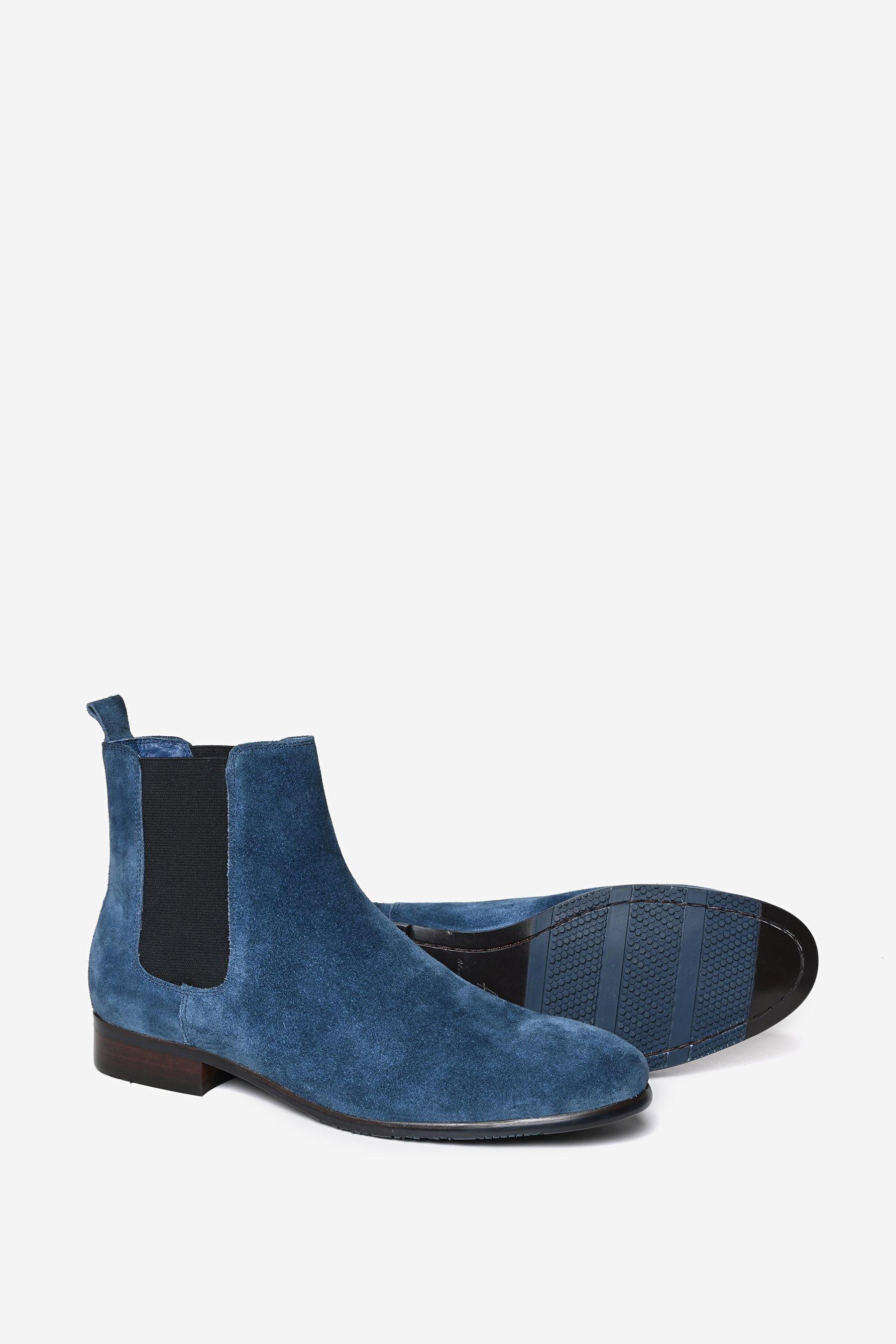 цена Замшевые ботинки челси премиум-класса 'Warwick' Alexander Pace, синий
