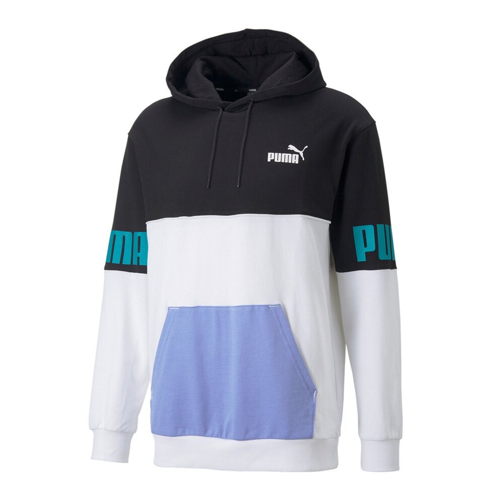 

Худи Puma Power Colorblock, черный