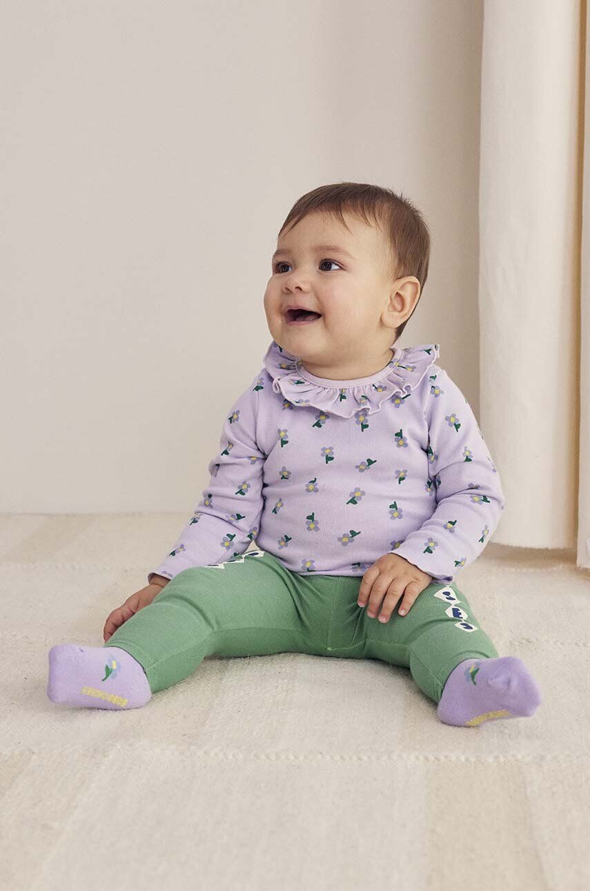 

Боди Bobo Choses неоанто Pansy Flower, фиолетовый