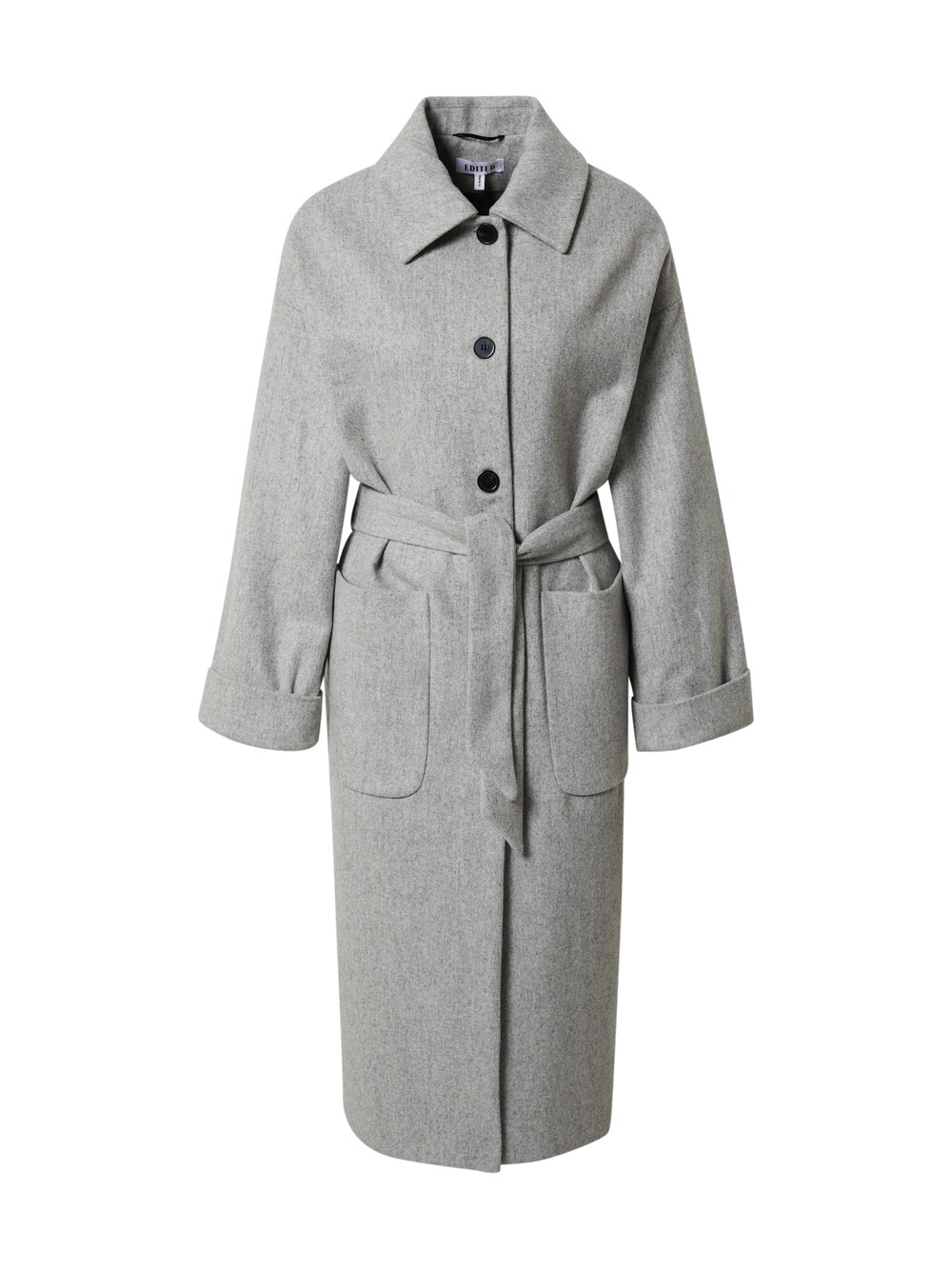 Межсезонное пальто EDITED Tosca, пестрый серый межсезонное пальто edited tosca пестрый серый