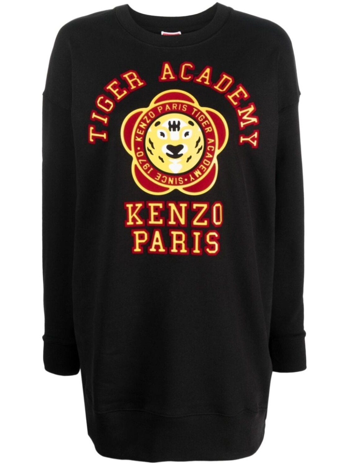 

Kenzo платье-толстовка Tiger Academy, черный