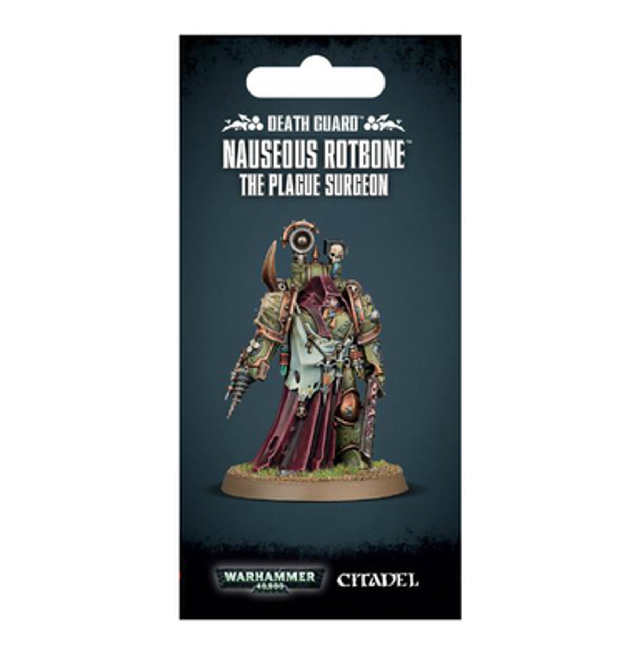 

Миниатюра Warhammer 40K: Death Guard Nauseous Rotbone, the Plague Surgeon