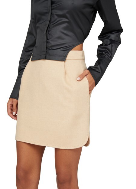 

Мини-юбка Боббио Max Mara, бежевый