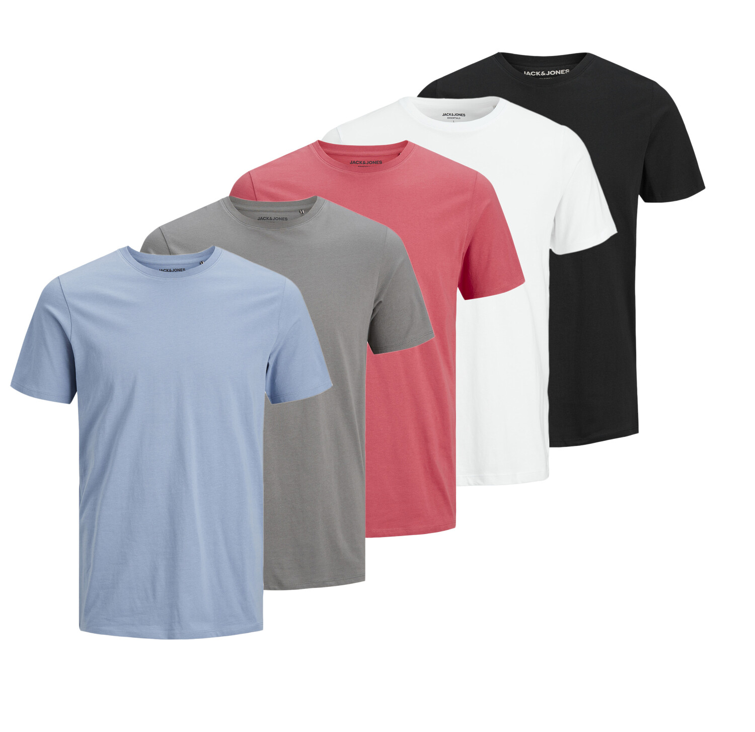 

Футболка Jack & Jones Rundhals Fünferpack, разноцветный