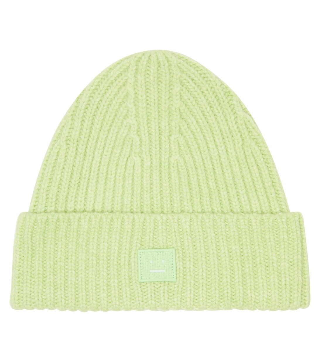 

Шапка для лица из шерсти Acne Studios, зеленый