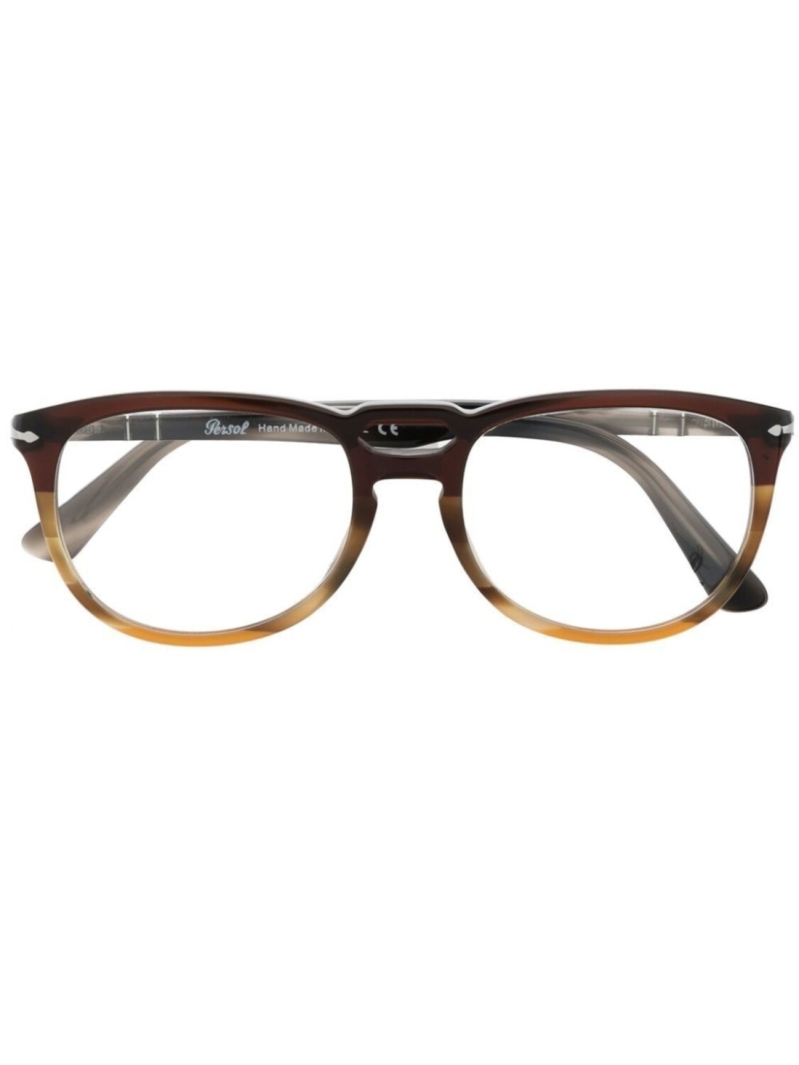 

Persol очки в круглой оправе, коричневый