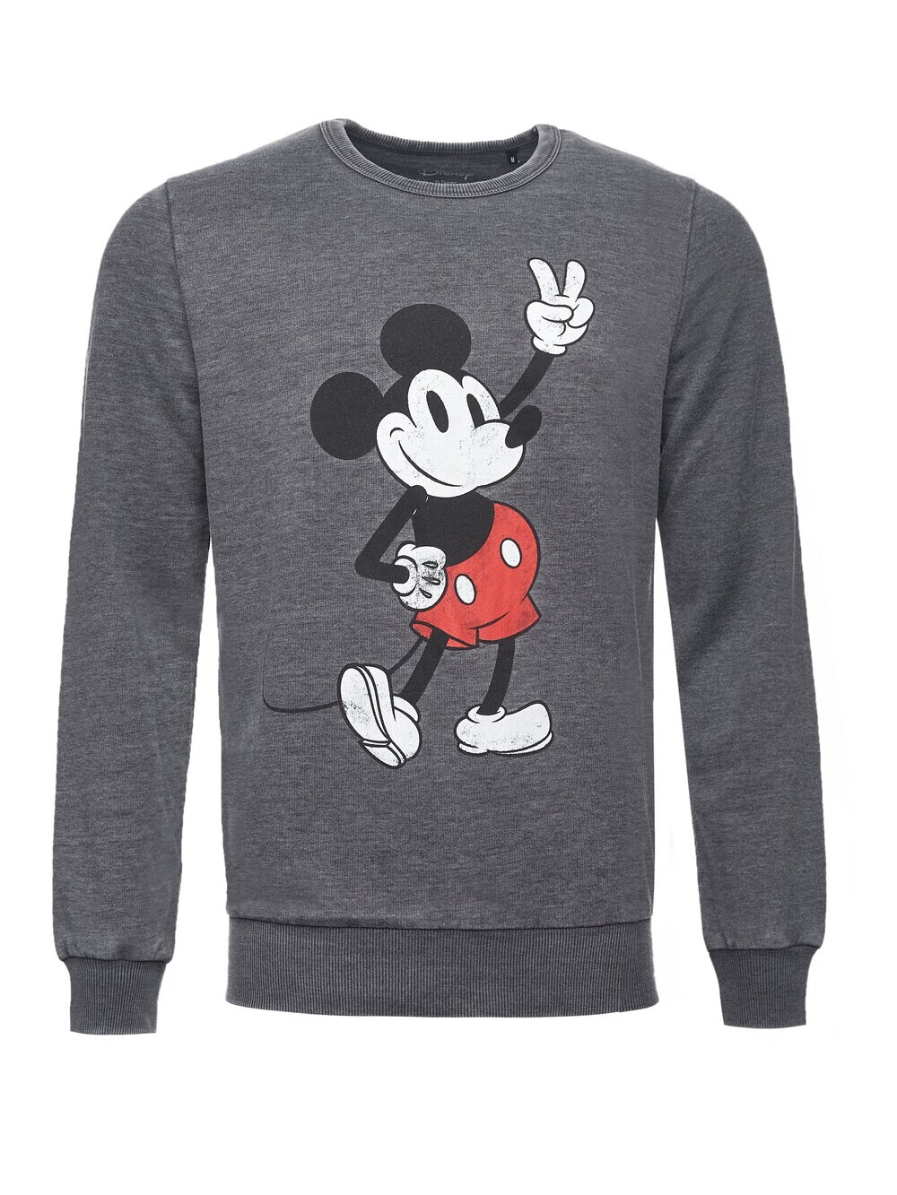 

Толстовка Recovered Disney Mickey Peace Pose, темно-серый