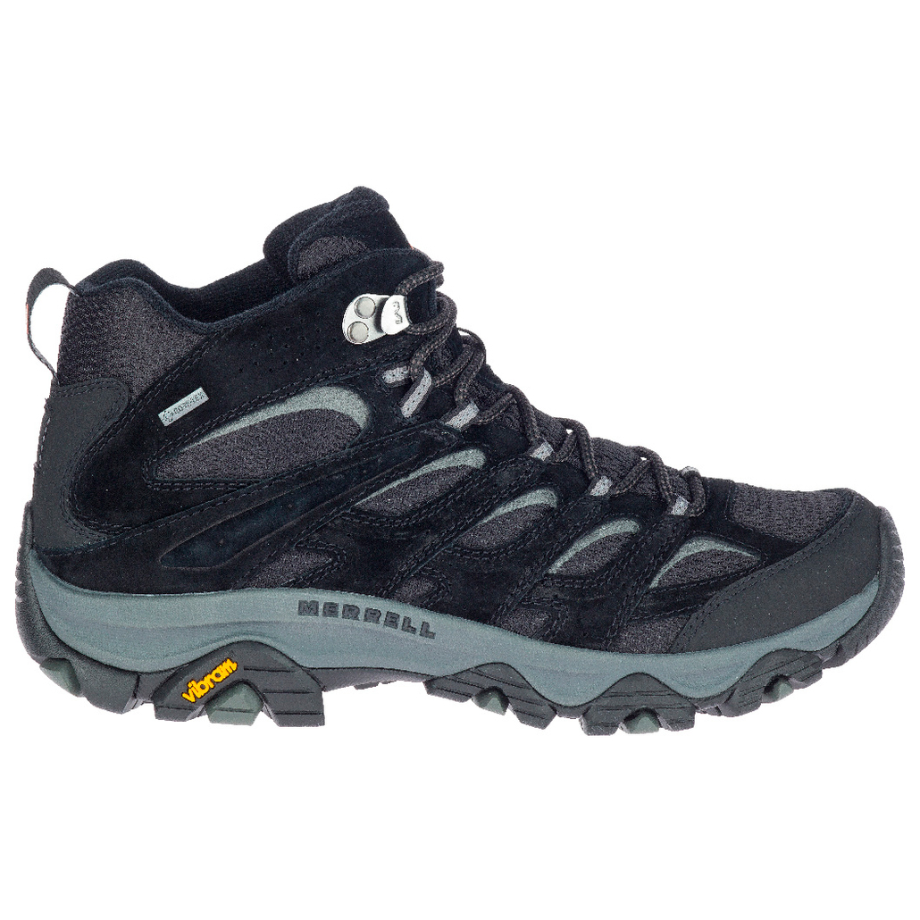 Ботинки для прогулки Merrell Moab 3 Mid GTX, цвет Black/Grey цена и фото
