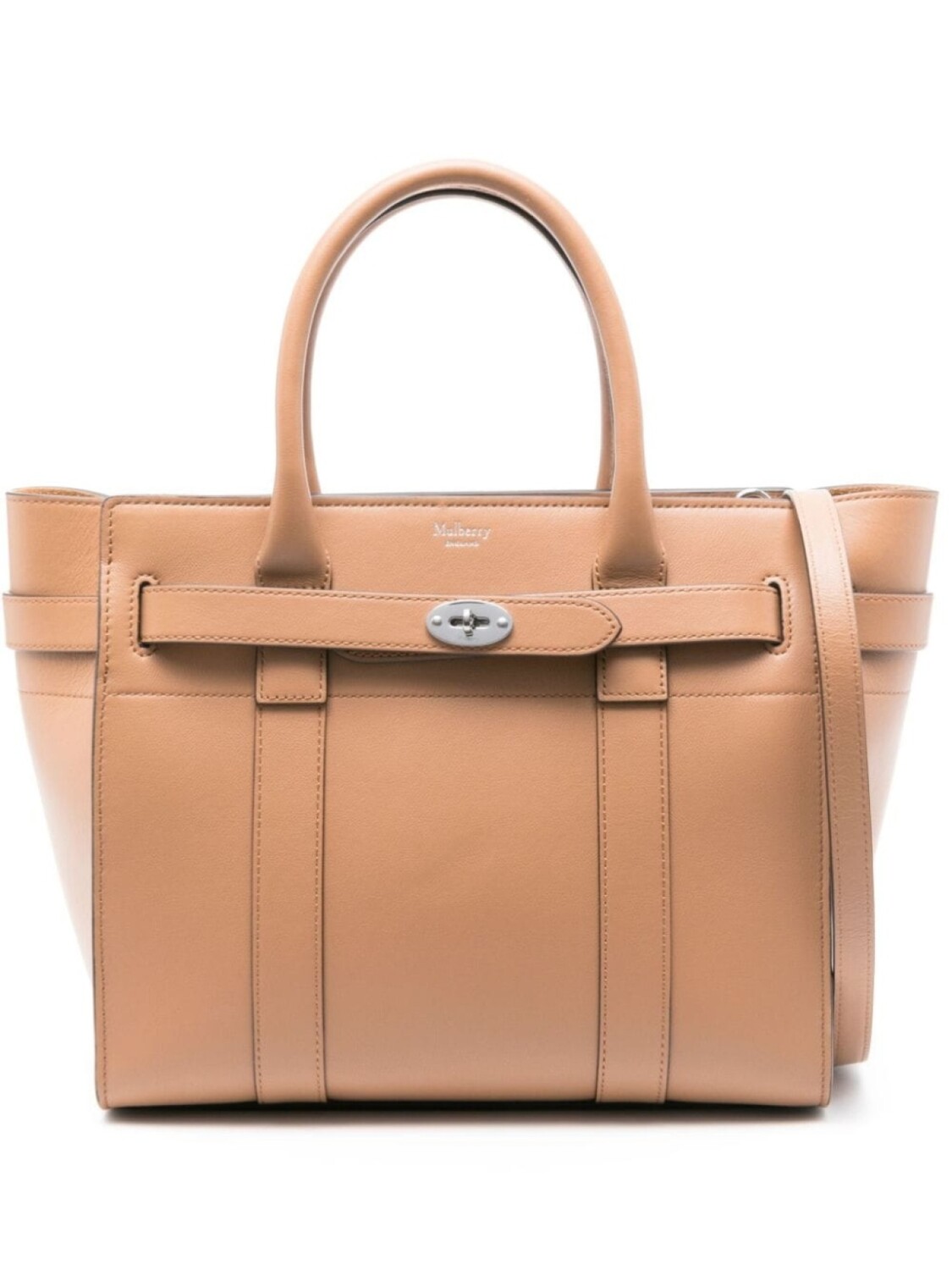 

Mulberry маленькая сумка-тоут Bayswater на молнии, коричневый