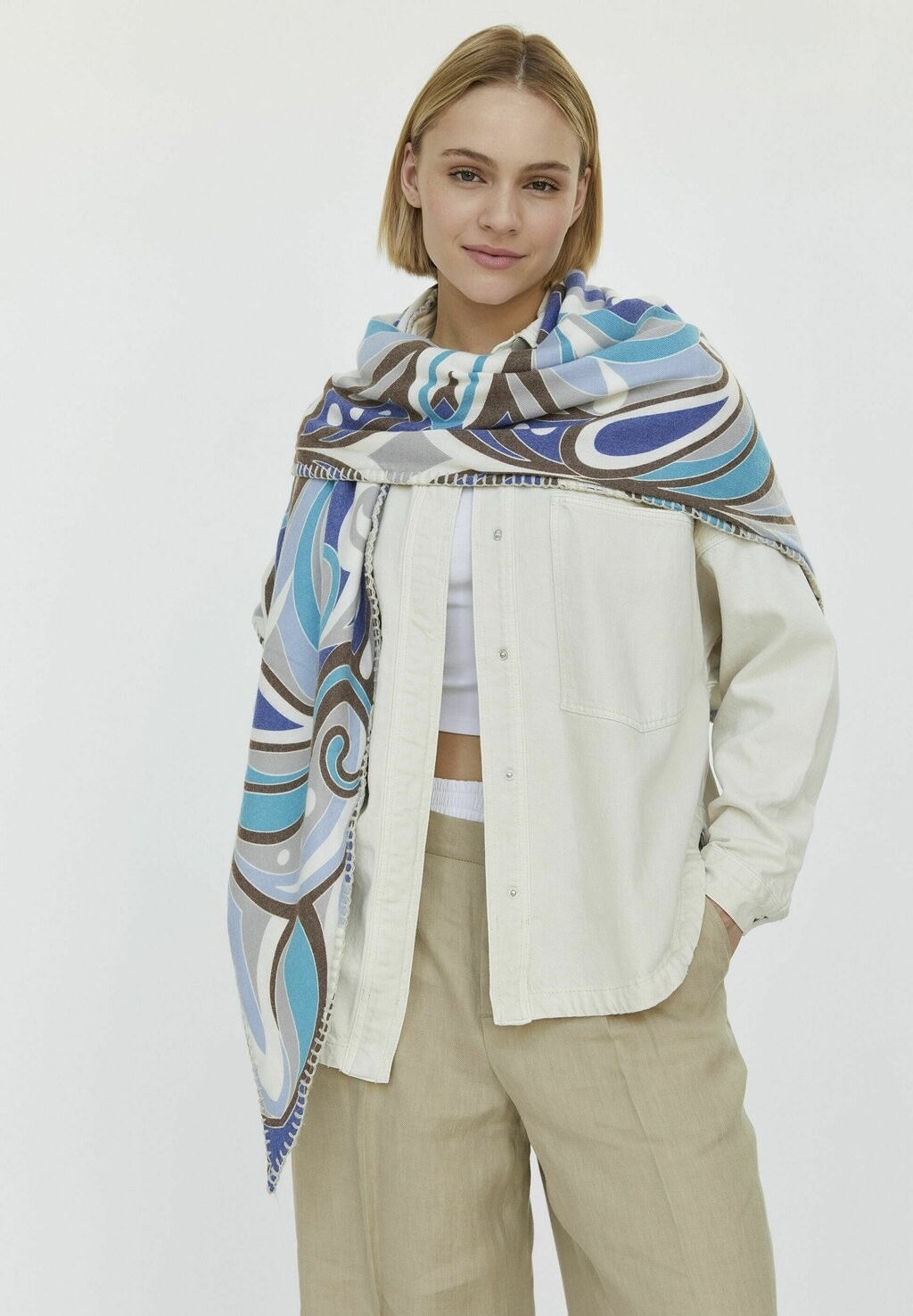 

Шарф DREIECK MIT PAISLEY MUSTER Codello, цвет blau