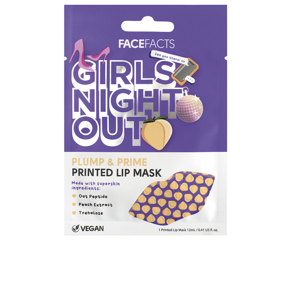 Маска для лица Girls night out printed lip mask Face facts, 12 мл силиконовый чехол на realme 7i girls night out для реалми 7 и