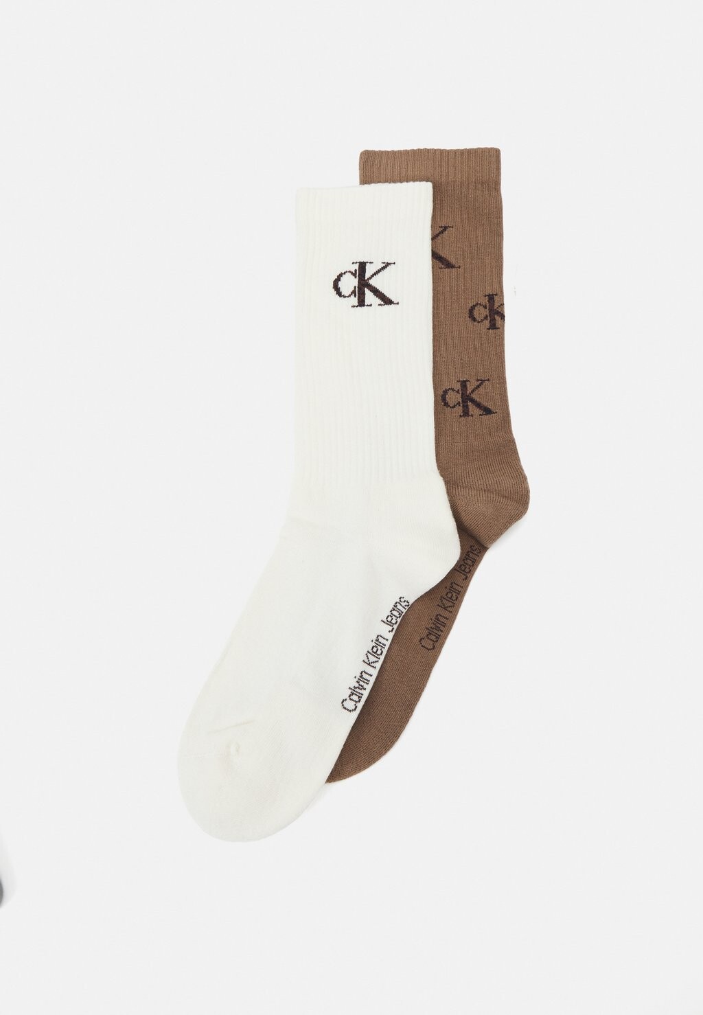 

Носки MEN SOCK RUNFREE LOGO 2 PACK Calvin Klein Underwear, коричневый