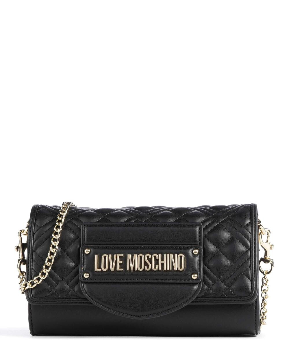 

Стеганая сумка через плечо из искусственной кожи Love Moschino, черный