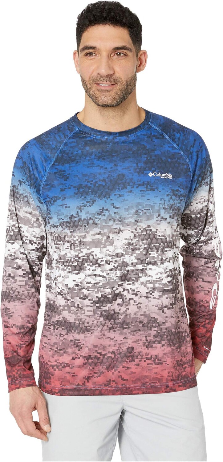 

Рубашка с длинным рукавом Super Terminal Tackle Columbia, цвет Americana Digi Camo Fade