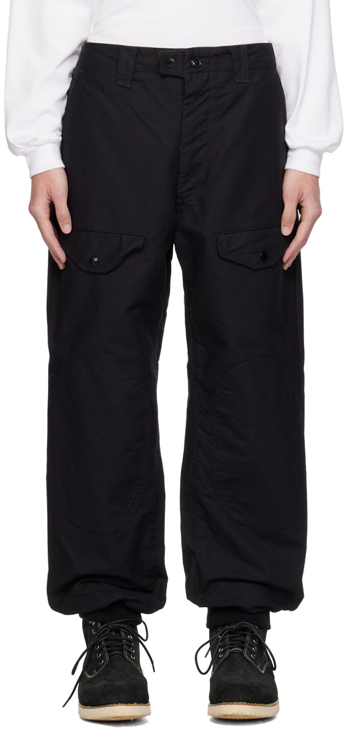 

Черные брюки-карго для авиадесантников Engineered Garments, Черный