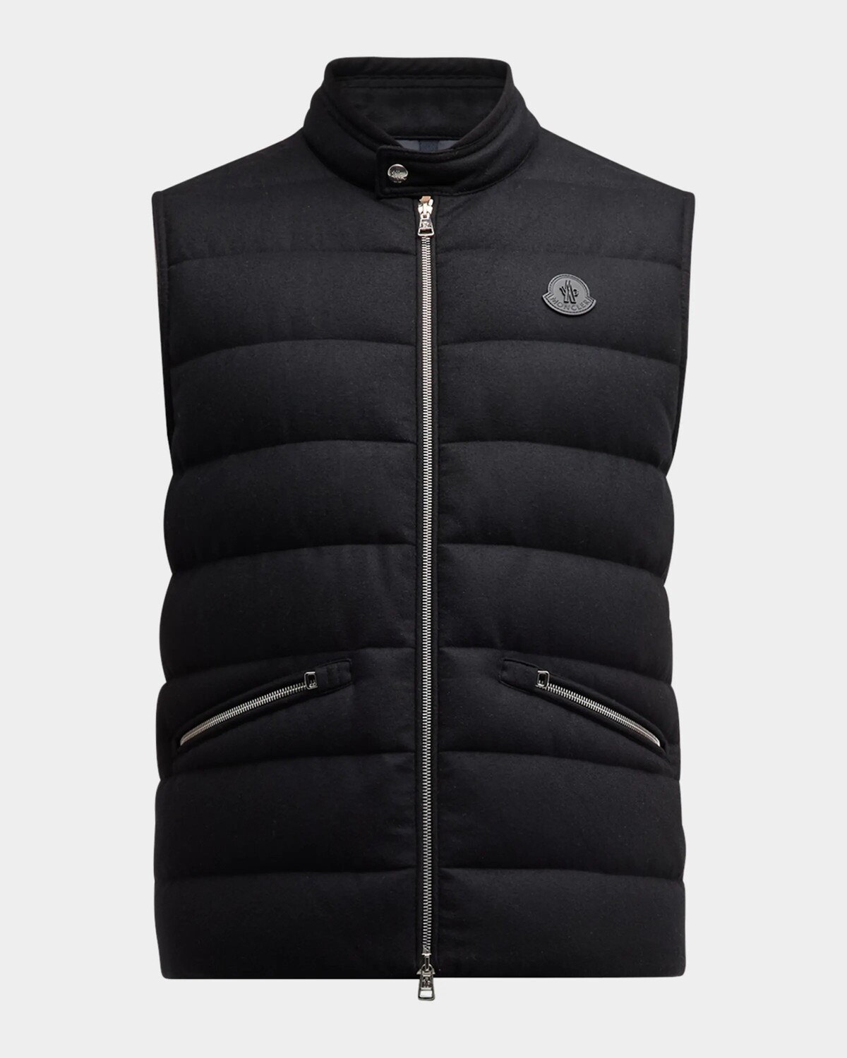 

Мужской жилет Gallienne из смесового кашемира на пуху Moncler, черный
