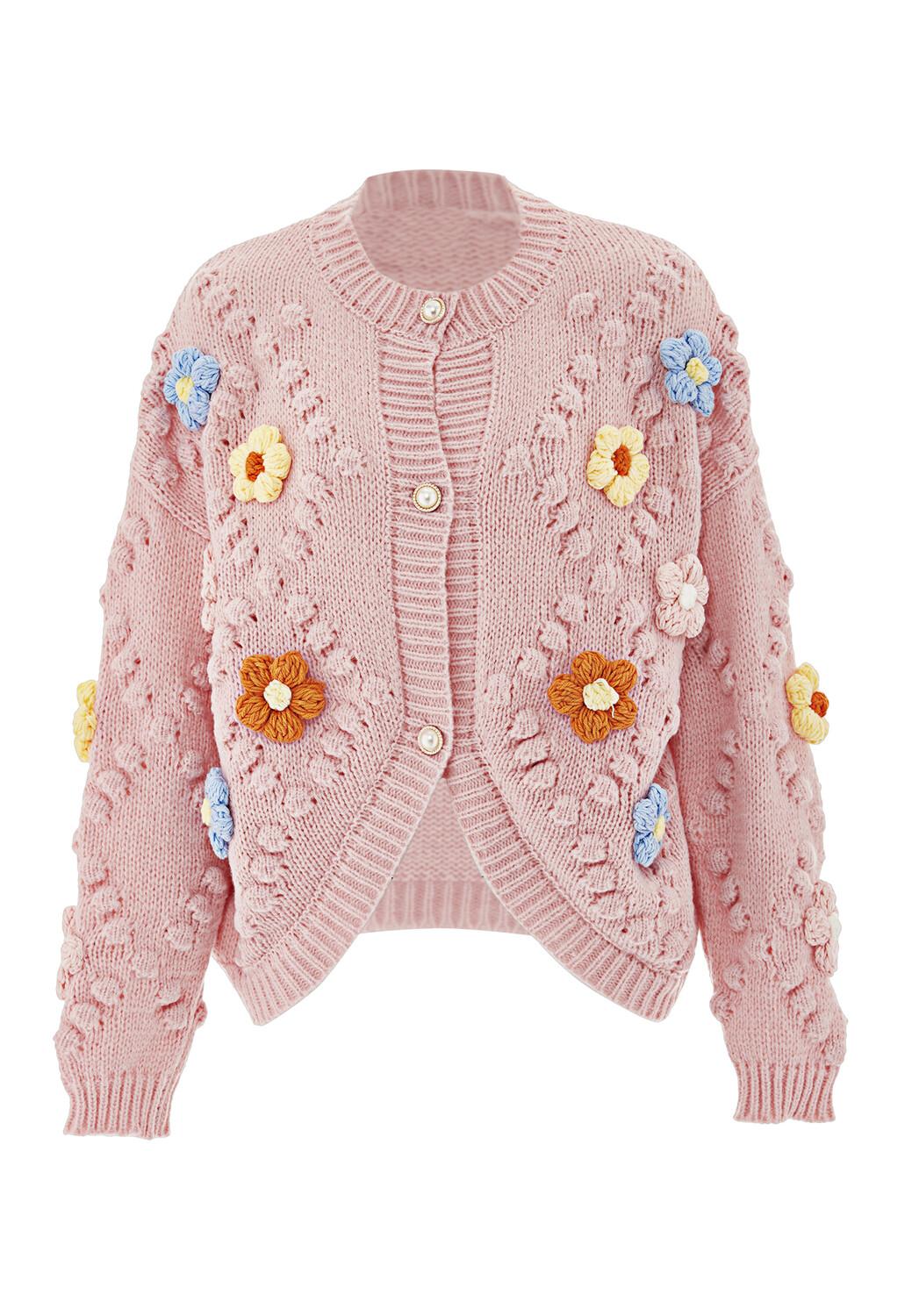 

Толстовка Swirly Strickjacke, розовый