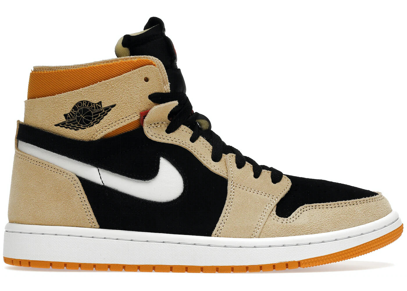 

Кроссовки Nike Air Jordan 1 High Zoom Air CMFT Pumpkin Spice, черный / оранжевый / белый