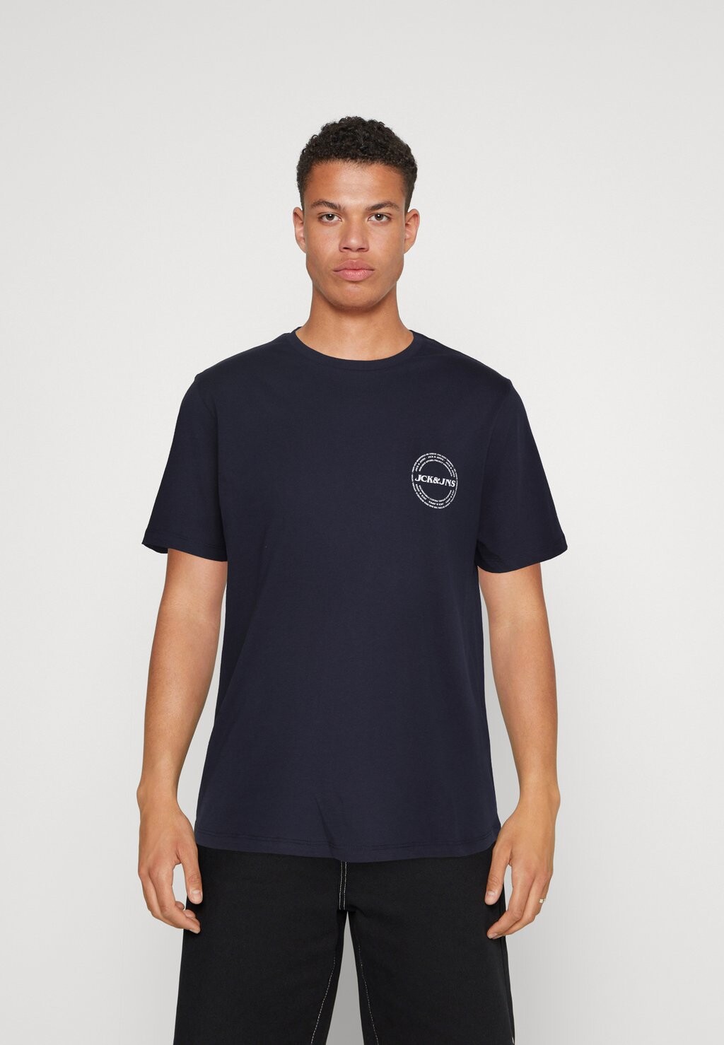 

Футболка с принтом Jack & Jones, темно-синий
