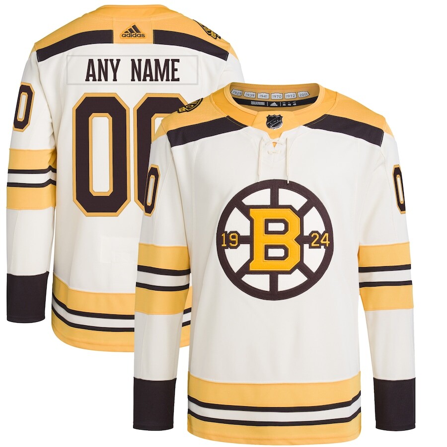 

Джерси adidas Boston Bruins, кремовый