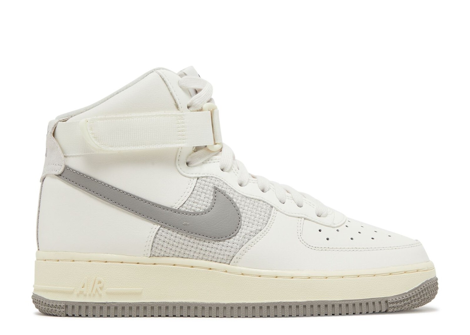 

Кроссовки Nike Air Force 1 High Leather Gs 'Sail Medium Grey', белый