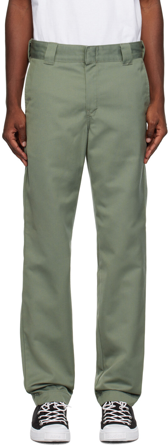 

Зеленые брюки мастера Дымчатые Carhartt Work In Progress, Зеленый