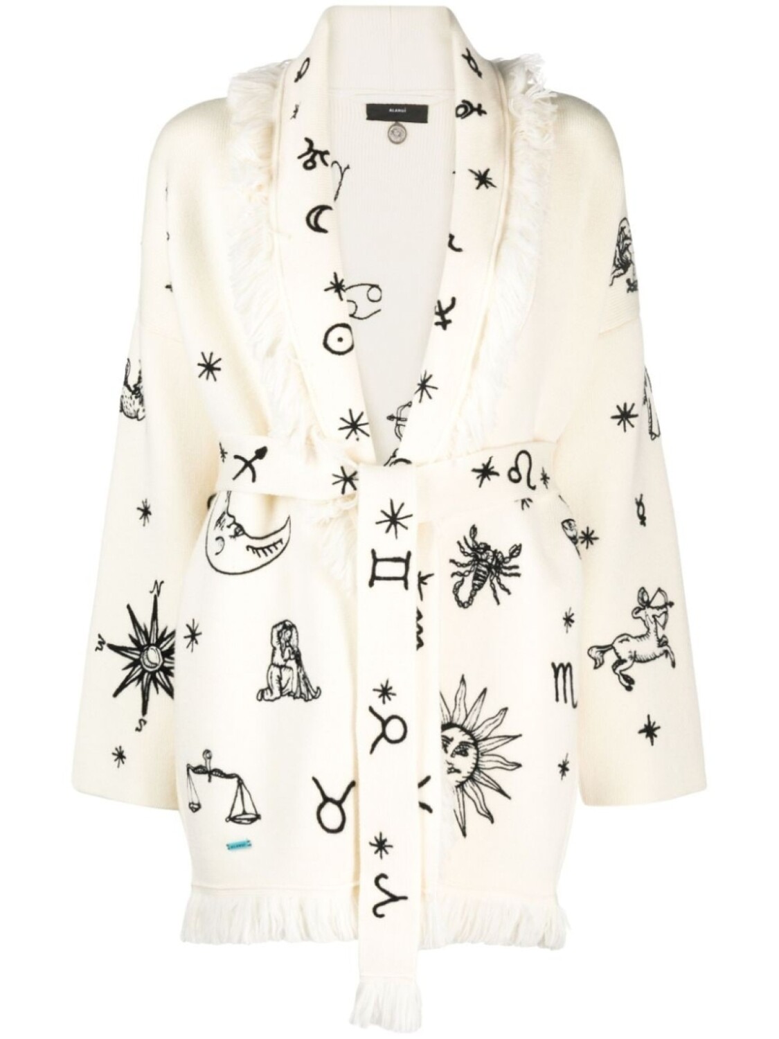 

Alanui кардиган Horoscope из вирджинской шерсти, белый