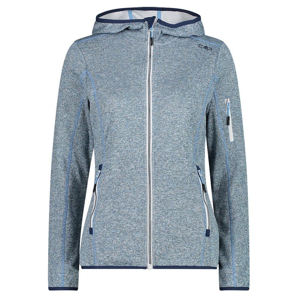 

Куртка CMP 30H5856 Hooded Fleece, серый
