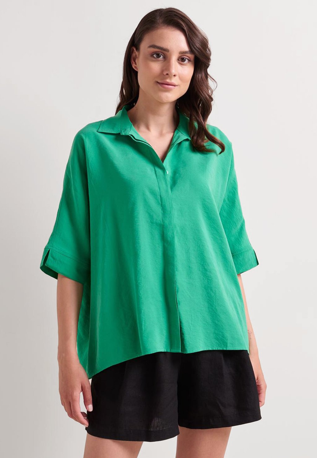 цена Блузка-рубашка Jimmy Key, цвет green