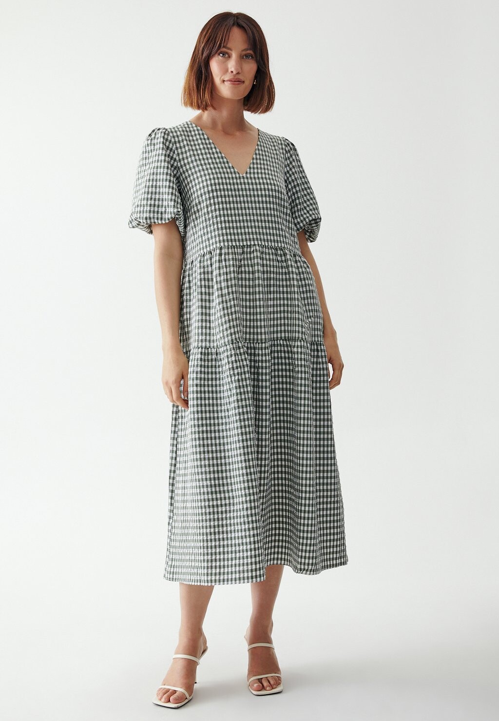 

Повседневное платье TAISHA MIDI THE FATED, цвет sage gingham