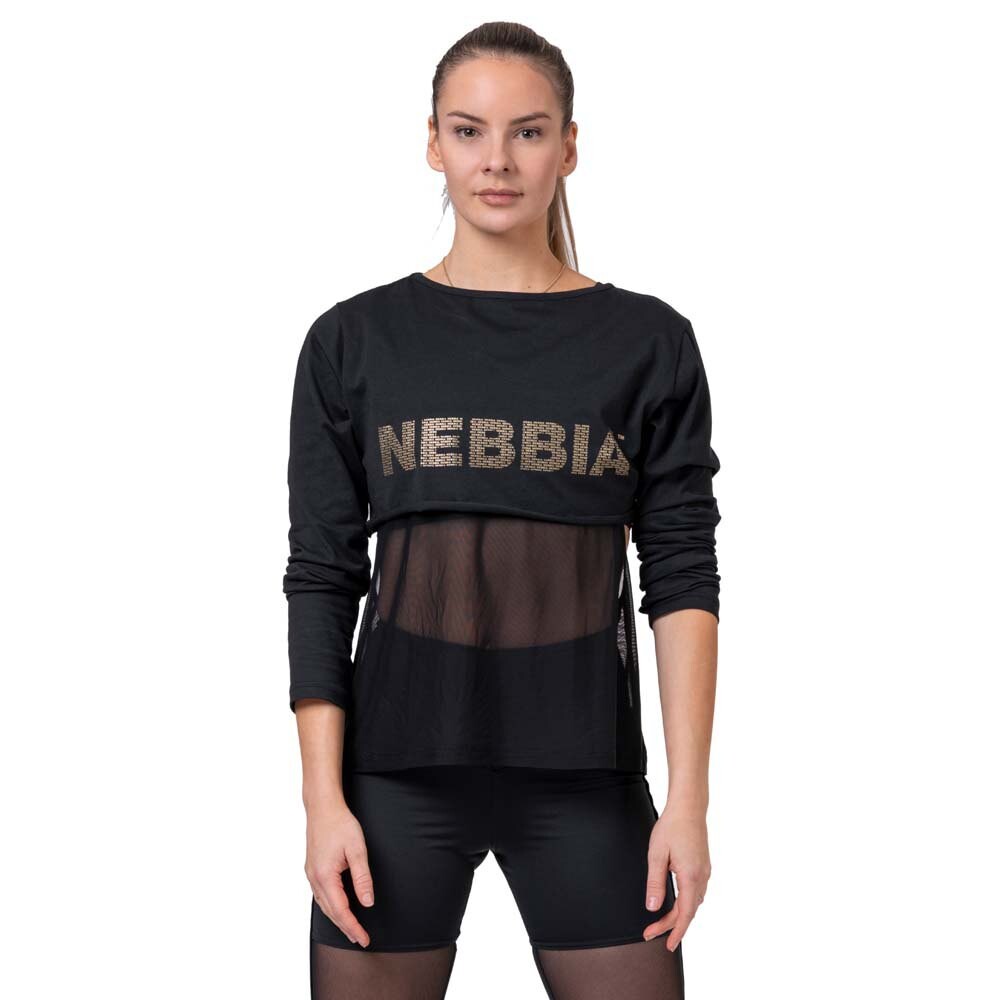 

Футболка с длинным рукавом Nebbia Intense Mesh, черный
