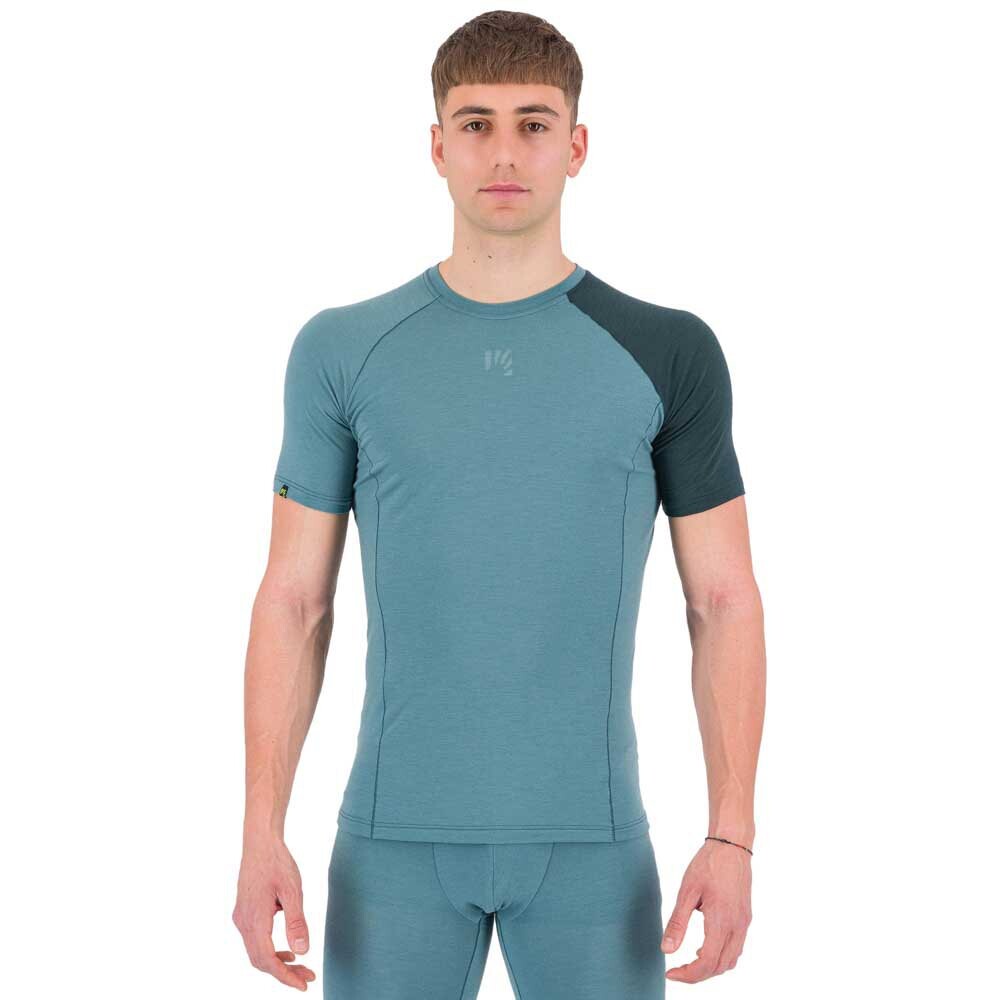 

Базовый слой с коротким рукавом Karpos Dinamico Merino 130, синий