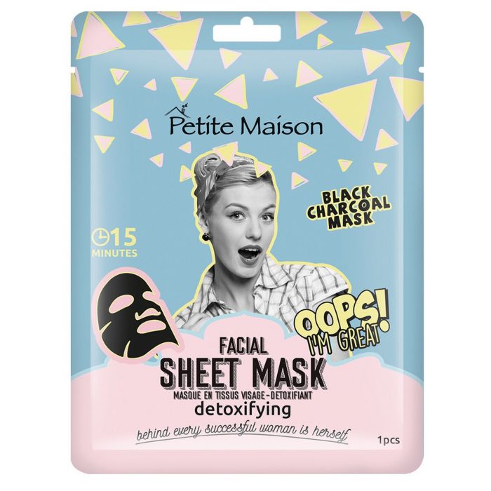 Маска для лица Sheet Mask Detoxifying Mascarilla Facial Purificante Petite Maison, 25 ml цена и фото