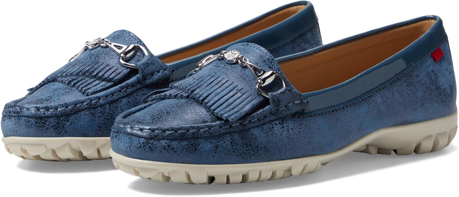 

Лоферы Lexington Golf Marc Joseph New York, цвет Atlantic Blue Washed Nobuck