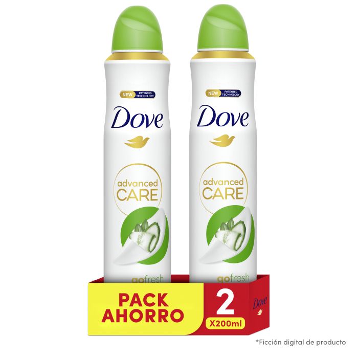 Дезодорант Desodorante Spray Woman Pepino Dove, 2 x 200 ml cucumber local 500 g
