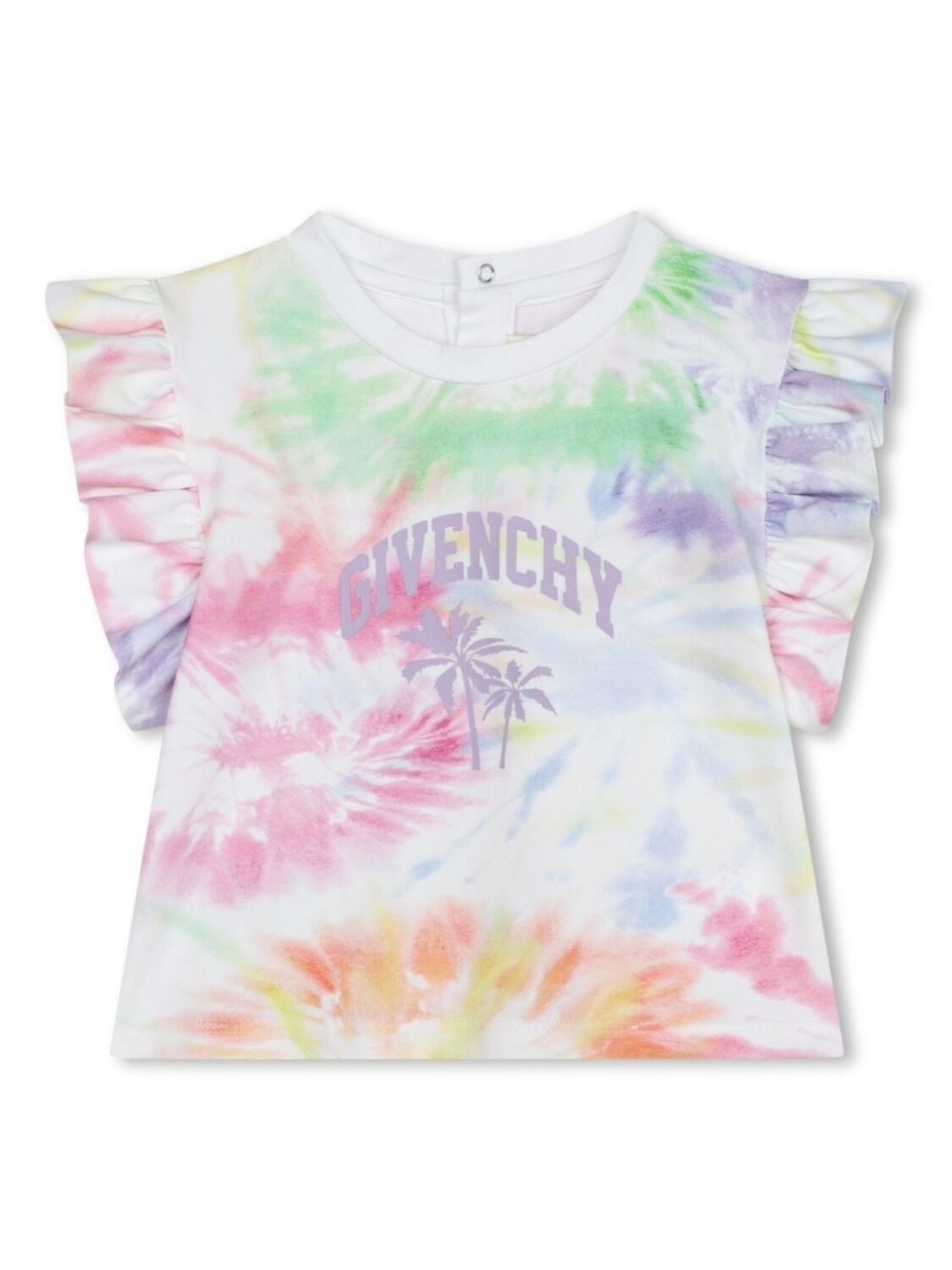 

Givenchy Kids футболка с принтом тай-дай, белый