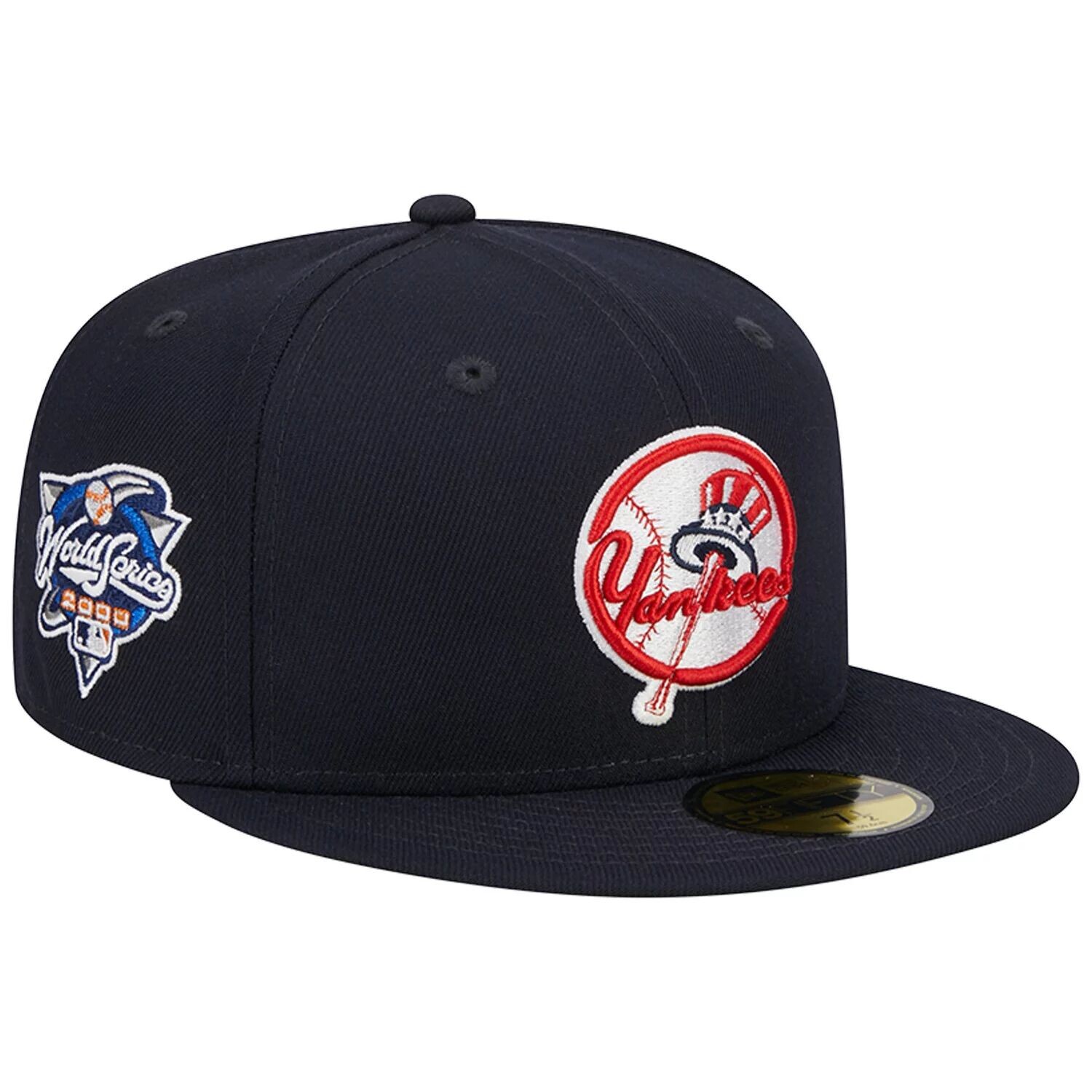 

Мужская темно-синяя бейсболка New Era New York Yankees с основным логотипом команды World Series 2000, цвет 59FIFTY, облегающая шляпа