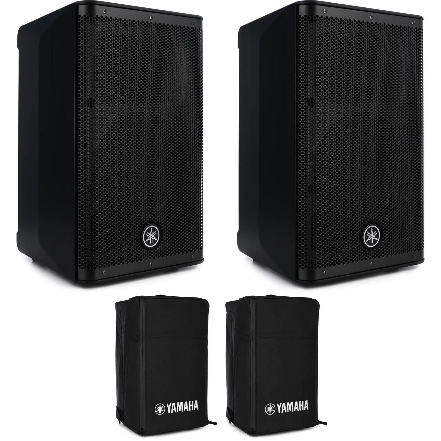 

Пара активных динамиков Yamaha DXR8mkII 1100 Вт, 8 дюймов, с чехлами