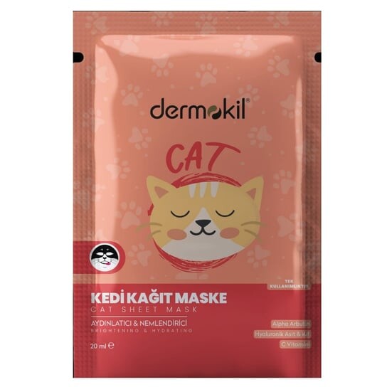 

Тканевая маска для лица Cat Mask 20мл, dermokil