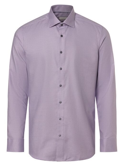

Негладкая рубашка Eterna Slim Fit, фиолетовый