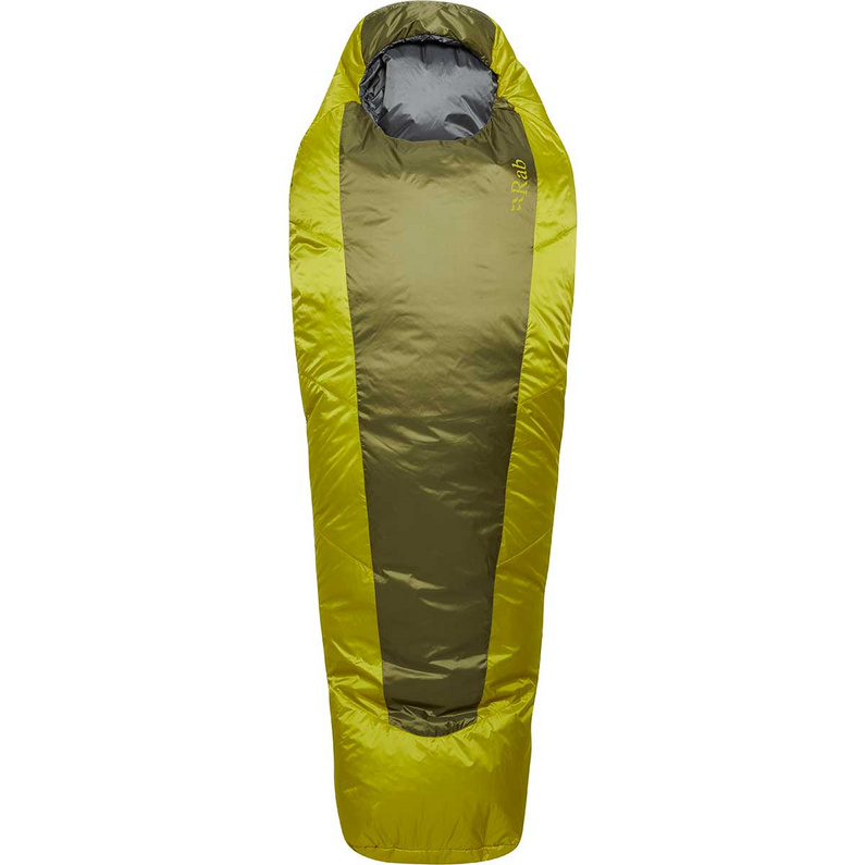 Спальный мешок Solar Eco 0 Rab, желтый