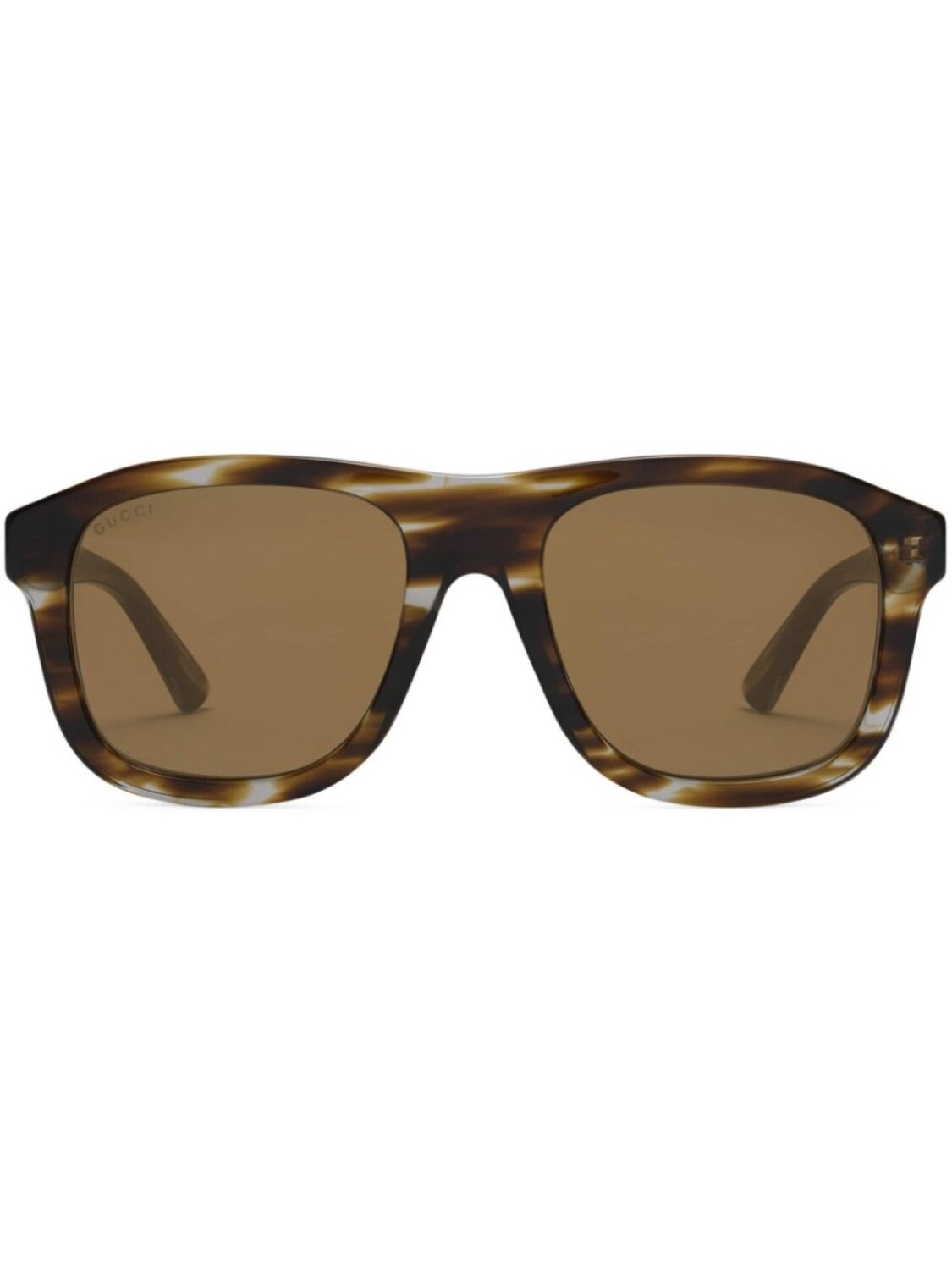 

Gucci Eyewear солнцезащитные очки в квадратной оправе, коричневый