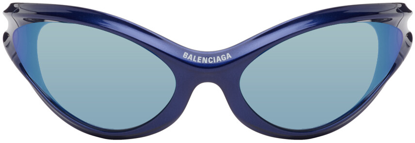 

Синие круглые солнцезащитные очки Dynamo Balenciaga