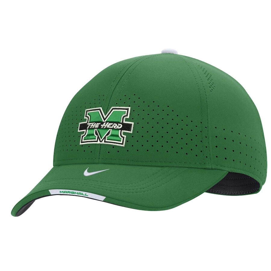 

Бейсболка Nike Marshall Thundering Herd, зеленый
