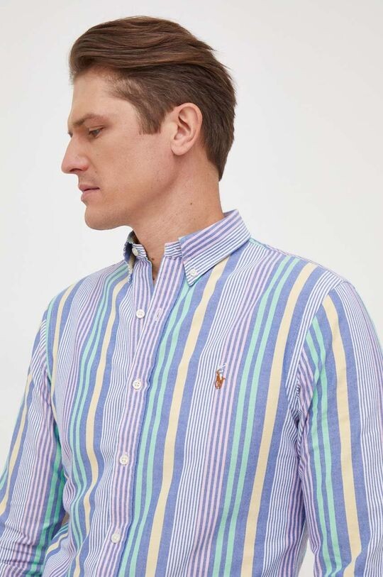 

Хлопковая рубашка Polo Ralph Lauren, мультиколор