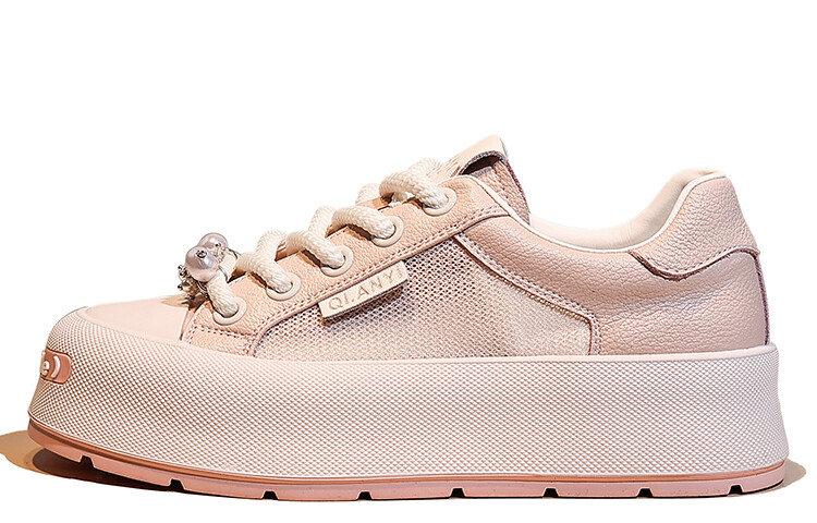 

Кроссовки для образа жизни Женские низкие Junjali, цвет Champagne-coloured mesh