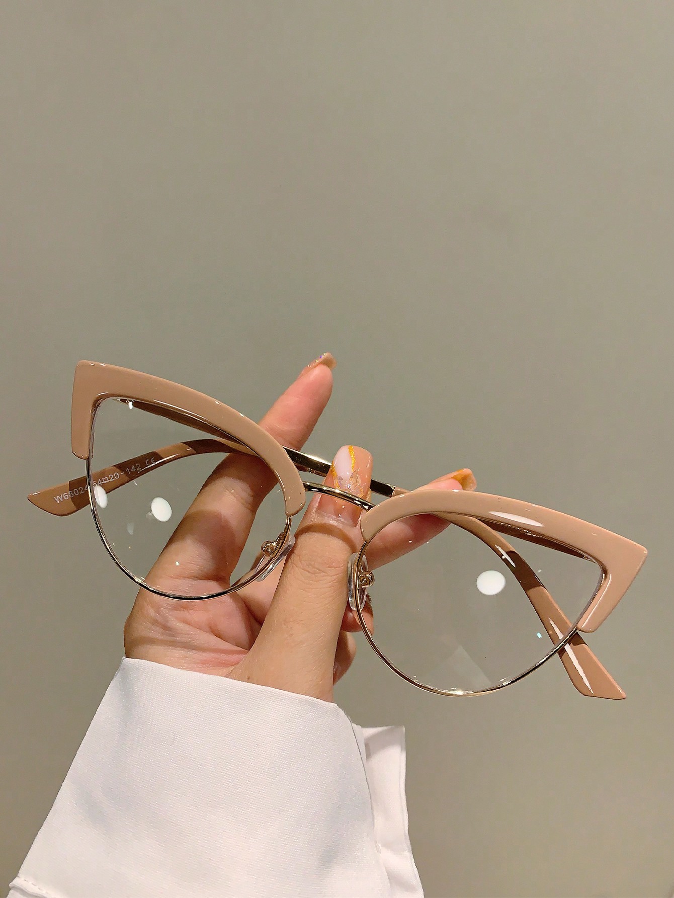 Женские разноцветные оптические очки «кошачий глаз» без оправы женские web we0196 81c 52 фиолетовые оптические оправы