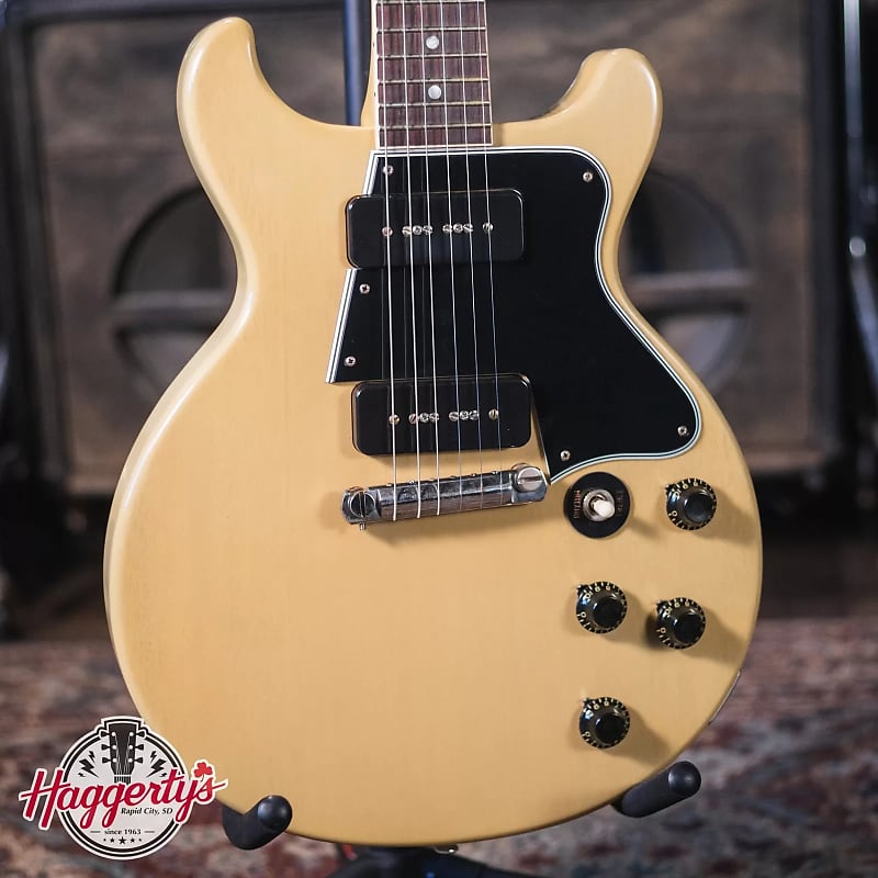 Электрогитара Gibson 1960 Les Paul Special Double Cut Reissue - TV Yellow with Hardshell Case цена и фото