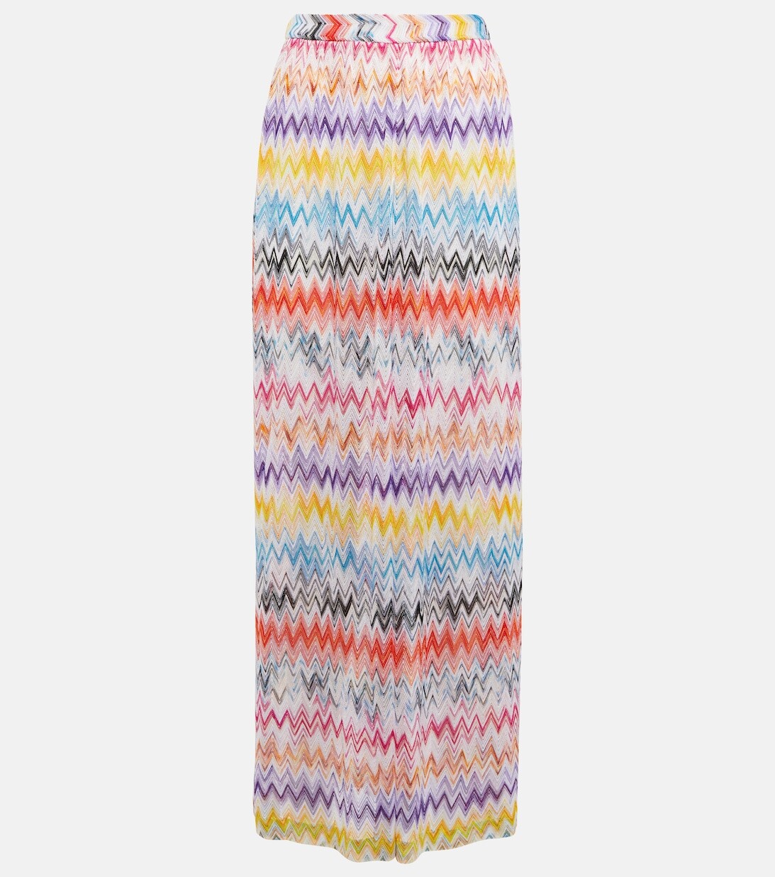 

Широкие брюки с высокой посадкой и принтом Missoni, разноцветный, Серый